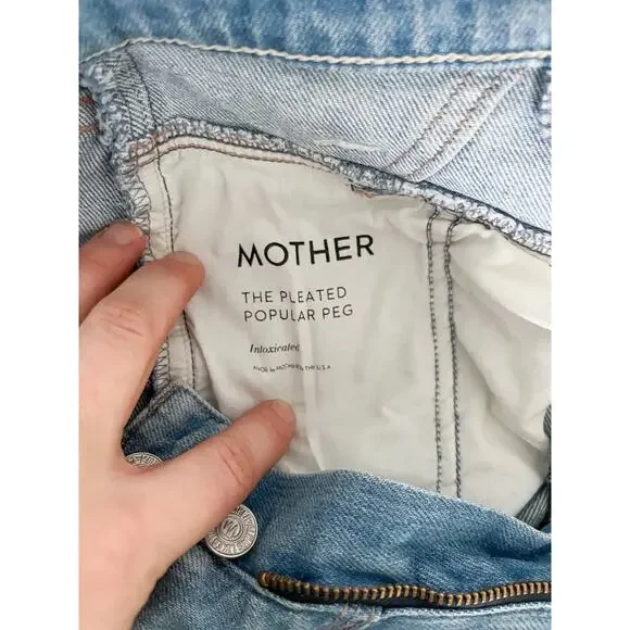 Mother Superior | The Pleated Popular Peg Jeans in Intoxicated | Sz 26 - Picture 13 of 16